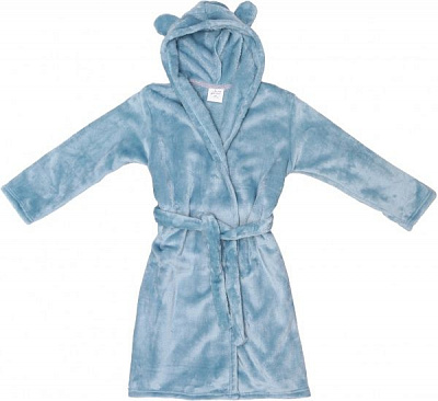 Халат дитячий унісекс Білтекс з вушками р.146 бірюзовий