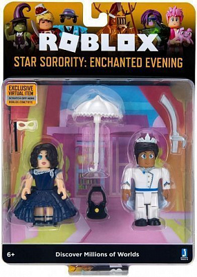 Набор фигурок с аксессуарами Jazwares Roblox Game Packs Star Sorority: Enchanted Evening W6 ROG0174 