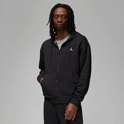 Джемпер Nike M J ESS FLC FZ HOODIE DQ7350-010 р. L чорний