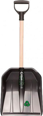 Лопата для снігу Time Eco Nanga Eco Car, авто, ковш пластик, ручка деревяна
