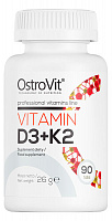 Витамин D3 Ostrovit Vitamin D3 + K2 90 шт./уп. 