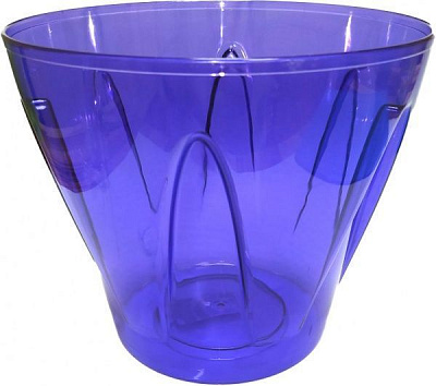 Кашпо декоративное АРКАДА D 130 круглый 1,2 л фиолетовый 