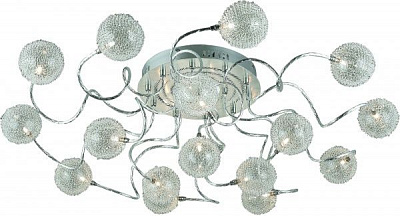 Люстра потолочная Altalusse 16x20 Вт G4 серебро LV117-16 Silver 