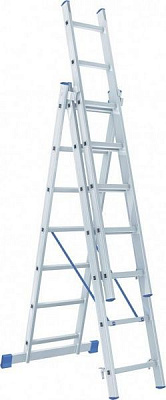 Драбина 3-секційна універсальна СИБРТЕХ 3x7 (97817)