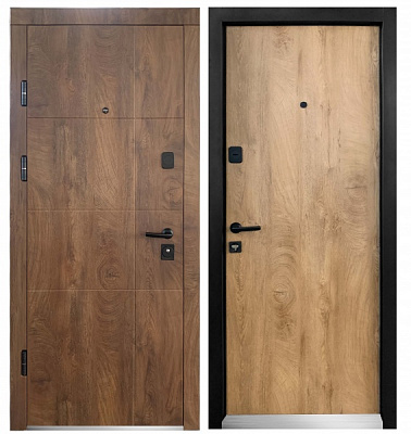 Двері вхідні Міністерство дверей Престиж спил дерева 2050x960 мм ліві