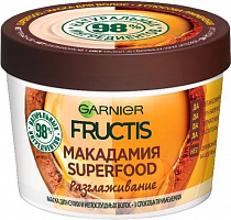 Маска Garnier Fructis Super Food Макадамия Разглаживание для сухих и непослушных волос 390 мл