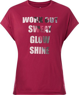 Футболка Energetics Georgia wms 407270-289050 38 бордовий