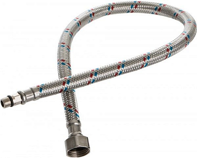 Шланг Water House подводка М10*1/2 0,3 м. короткая