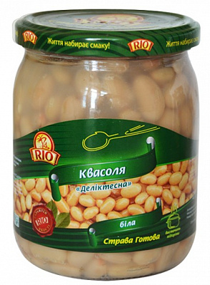 Фасоль белая ТМ Ріо натуральная 480 г