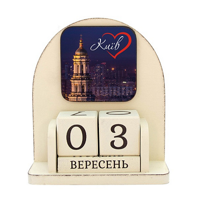 Календар настільний GrayCat місто Київ 16х14 см