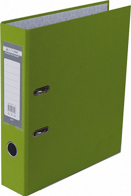 Папка-регистратор LUX односторонняя JOBMAX А4 70мм PP салатовая сборная BM.3011-15c Buromax