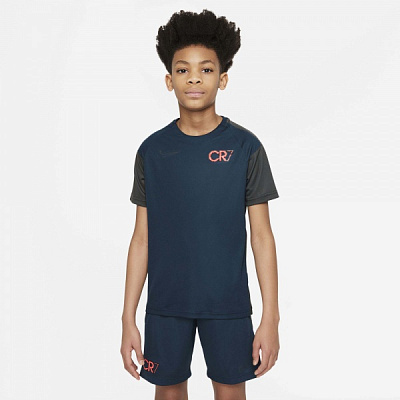 Футболка Nike CR7 Y NK DF TOP SS DA5595-454 р.L темно-синій