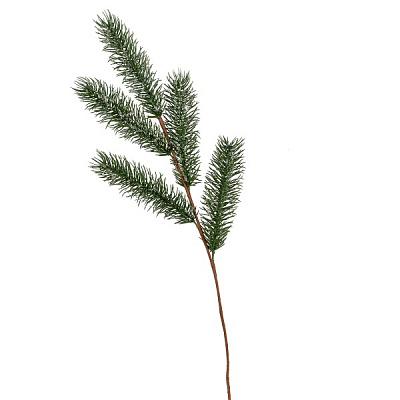 Веточка декоративная хвойная YES! Fun с ледяными кристаллами 67 см 973964 