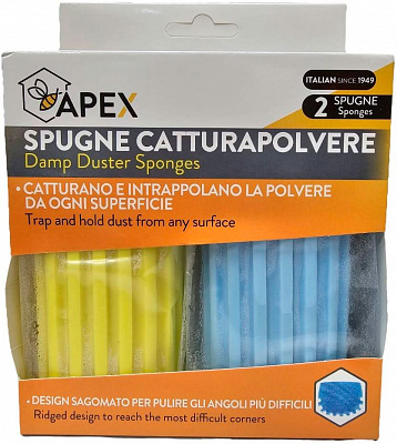 Щетка для удаления пыли PVA 2 шт. Apex желто-голубой 16047