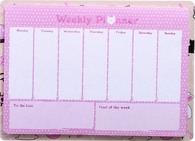 Планер на неделю Cats 'mood А3 60 листов