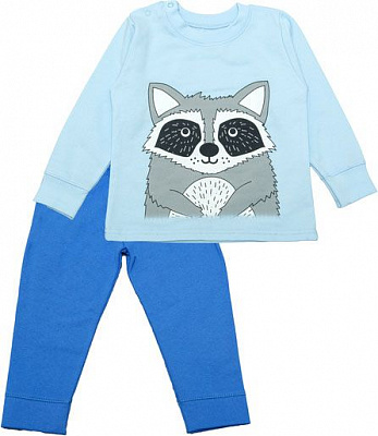 Піжама дитяча Фламінго р.140 блакитний 249-212