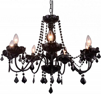 Подвес Arte Lamp Odillia A8918LM-7BK 7x40 Вт E14 черный 