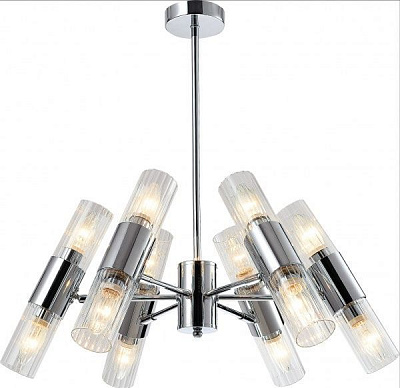 Люстра Accento lighting Bergamo 12x60 Вт E14 хром 