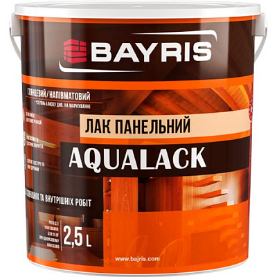 Лак панельний Aqualack Bayris глянець 2,5 л