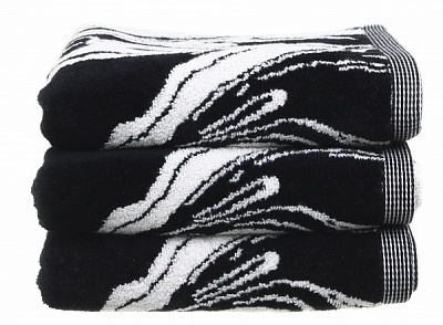 Полотенце Manchas 50x90 см черный 