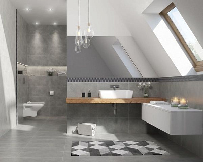 Плитка Cersanit Дримин светло-серая 29,8х59,8