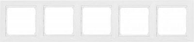 Рамка п'ятимісна Legrand Valena горизонтальна білий 774455