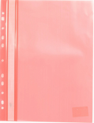 Скоросшиватель А4 с перфорацией красный UP! (Underprice)