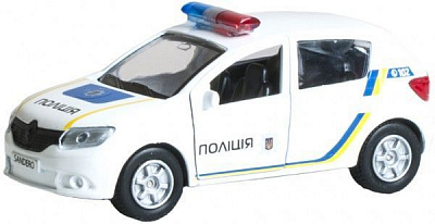Автомодель Технопарк RENAULT SANDERO ПОЛІЦІЯ 1:32 SB-17-61-RS(P)