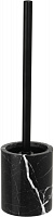 Йоржик для унітаза Sensio Marble 9.5х9.5х11 см чорний