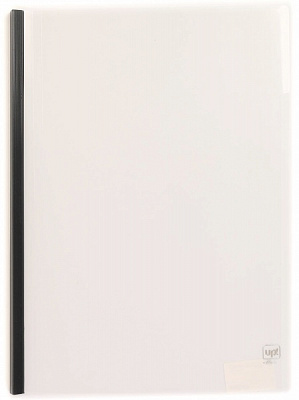 Папка с прижимом А4 пластиковая 65 листов черный UP! (Underprice)