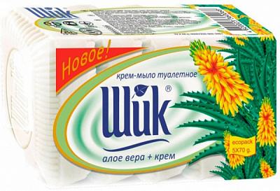 Мило Шик екопак Алое вера (двокольорове 50/50) 70 г 5 шт./уп.