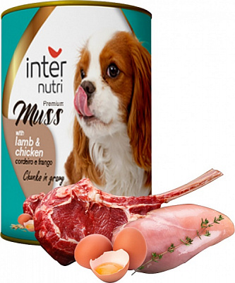 Консерва для собак Internutri MUSS з ягням 415 г