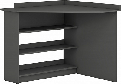 Стол письменный угловой Грейд Эней 900х760х900 мм графит серый 