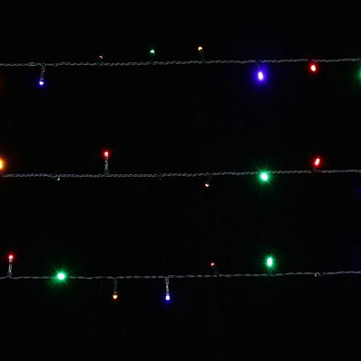 Гирлянда-цепочка Blachere LED 128 ламп 8 м разноцветная