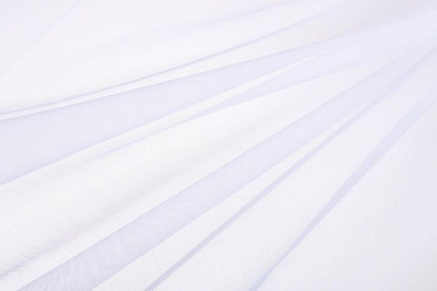 Тканина тюлева сітка-сніжок 300 см біла