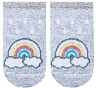 Шкарпетки дитячі Conte-Kids CK Active (ультракороткі) 17С-63СП 328 р.12 світло-сірий