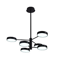 Люстра Miorro LED Fiori 6x11,6 Вт LED-модуль чорний 51-313-002