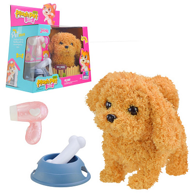 Игрушка мягкая интерактивная Shantou Собачка с аксессуарами MC-1048
