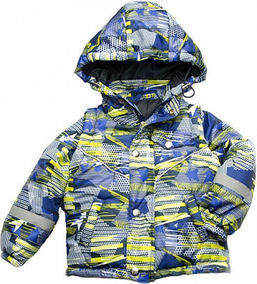 Куртка-жилетка Модний Карапуз р.98 синий с желтым 03-00838-0 