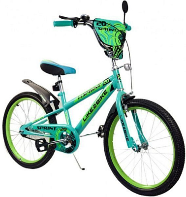 Велосипед детский Like2bike Sprint зеленый 192033