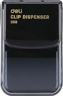 Скріпкотримач 988Е чорний Deli