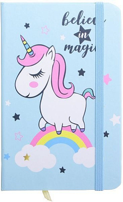 Книга для записей Unicorn on the rainbow А6 96 листов