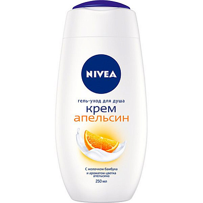 Гель для душу Nivea Крем апельсин 250 мл