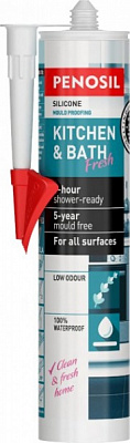 Герметик силіконовий PENOSIL Kitchen & Bath Fresh Silicone Sealant H4151 прозорий 280 мл