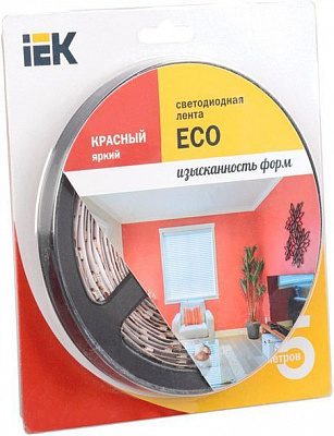 Лента светодиодная IEK LSR-5050R30 7.2 Вт IP20 12 В красный 