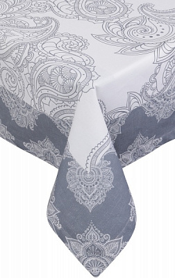 Скатерть Juliana 160x220 см бело-серый Banian 