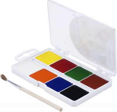 Акварель медовая Talking Friends з пензликом 8 кольорів FW80009 Fantasy