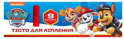 Набір для ліплення Paw Patrol з 9 кольорів по 15 г 123004