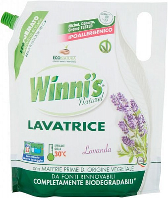 Гель для машинной и ручной стирки Winni’s naturel Lavatrice Lavanda 1,25 л