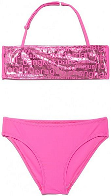 Купальник для девочек Conte-Kids р.122-128 розовый GLAMOUR PARTY 